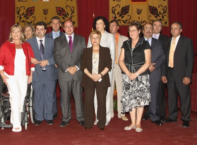  Equipo de Gobierno del Ayuntamiento de Puerto Lumbreras durante la toma de posesión al inicio de la legislatura