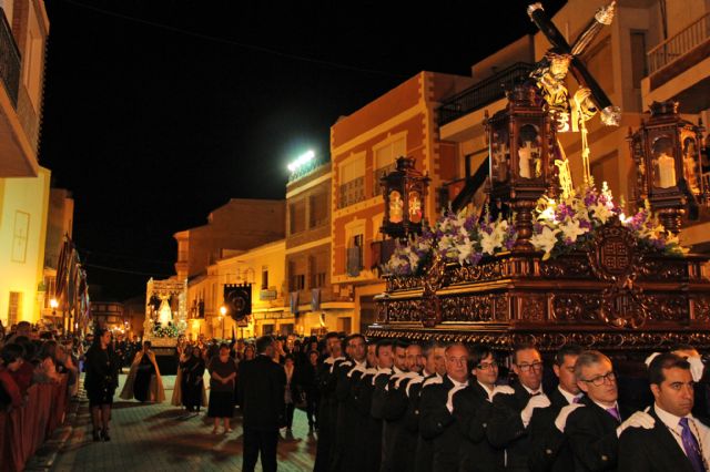 El Nazareno protagonizó la noche de Miércoles Santo 2014 en Puerto Lumbreras