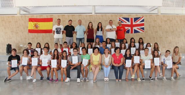 35 alumnos de toda la Región de Murcia han participado en un campamento de verano bilingüe en Puerto Lumbreras