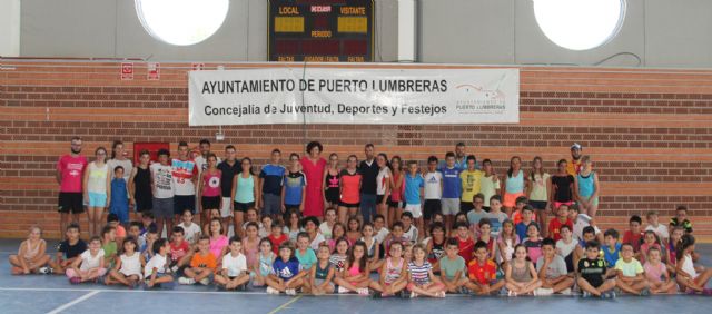 Más de 40 niños y niñas se familiarizan con el deporte y la naturaleza a través del II Campus de Actividades al Aire Libre que se celebra en Puerto Lumbreras