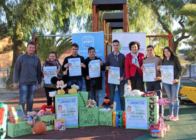 Nuevas Generaciones de Puerto Lumbreras pone en marcha una campaña solidaria de recogida de juguetes para las familias más desfavorecidas