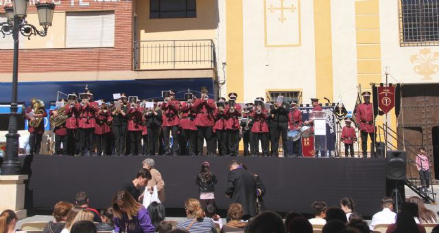 250 músicos participan en el Encuentro de Bandas de Tambores y Cornetas de Semana Santa en Puerto Lumbreras