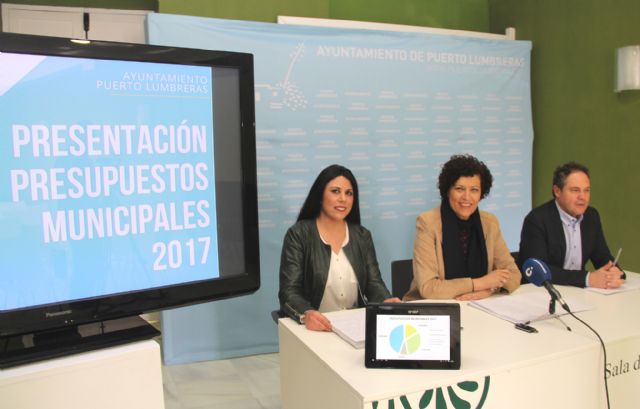 Puerto Lumbreras presenta los presupuestos municipales de 2017 centrándose en el compromiso social y el empleo