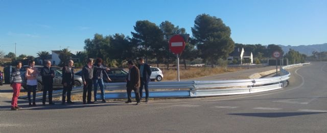 La Comunidad ejecuta obras de mejora de la seguridad vial en la carretera de la Estación de Puerto Lumbreras