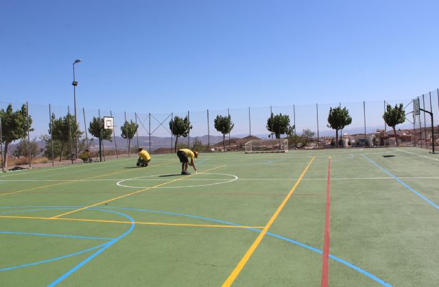 El Ayuntamiento de Puerto Lumbreras acomete actuaciones de mejora en las instalaciones deportivas de Góñar