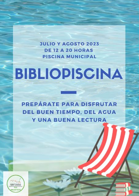 Los usuarios de las piscinas de verano de Puerto Lumbreras ya pueden disfrutar de la lectura estival gracias a la iniciativa 'Bibliopiscina'