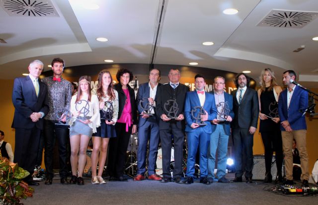 Fabián Molina y Mabel Gallardo galardonados como mejores deportistas en la I edición de los Premios del Deporte de Puerto Lumbreras