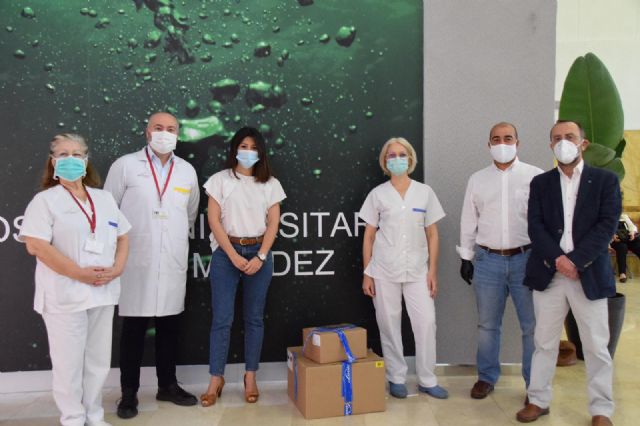 El Hospital Rafael Méndez recibe un respirador gracias a la campaña solidaria organizada por Aseplu, Cámara de Comercio y Ayuntamiento de Puerto Lumbreras
