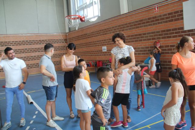 Más de un centenar de niños participan en la Escuela Deportiva de Verano de Puerto Lumbreras