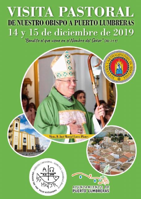 Puerto Lumbreras y Henares, destinos de la visita pastoral del Obispo de la Diócesis de Cartagena este fin de semana