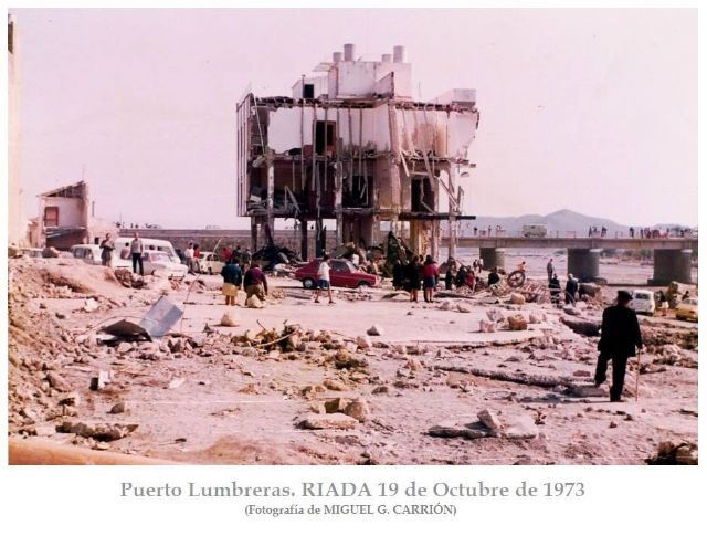 Puerto Lumbreras llevará a cabo un acto homenaje a las víctimas de la riada en la Rambla de Nogalte del año 1973 este jueves