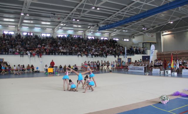 Campeonato de Gimnasia Rítmica en el Centro Deportivo de Puerto Lumbreras