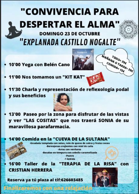 Puerto Lumbreras acogerá una convivencia centrada en el yoga y en el cuidado personal este domingo