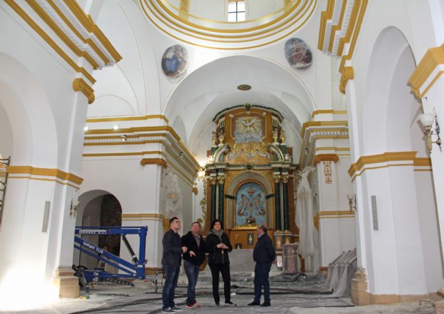 En marcha las obras de mejora en la Iglesia Parroquial Nuestra Señora del Rosario de Puerto Lumbreras