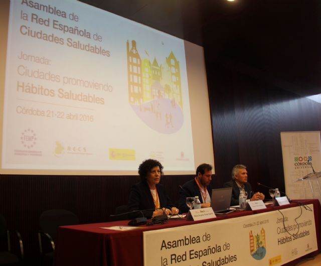 La alcaldesa de Puerto Lumbreras participa en la Asamblea de la Red Española de Ciudades Saludables