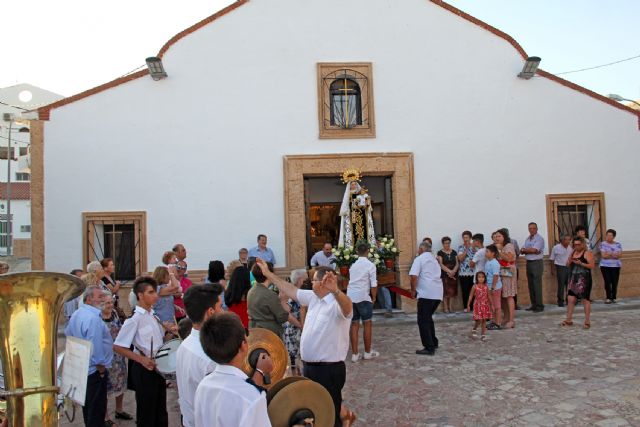 Los vecinos de Góñar celebran la festividad de la Virgen del Carmen