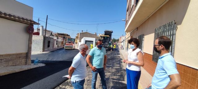 El Ayuntamiento de Puerto Lumbreras mejora el aglomerado de casi 40 calles y caminos del término municipal a través del Plan de Obras y Servicios municipal