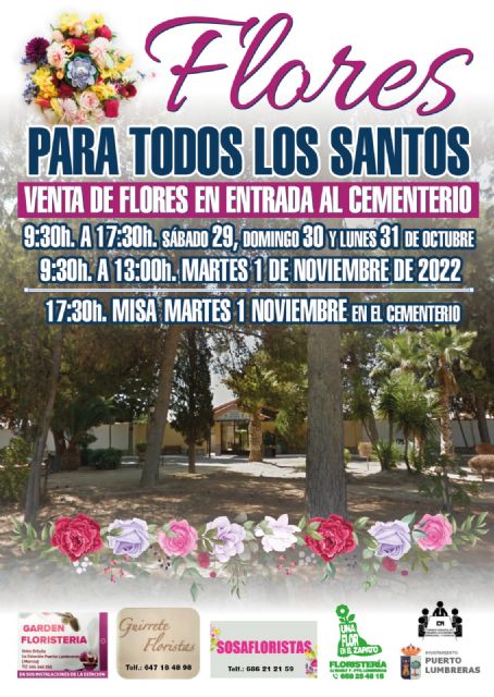 El Ayuntamiento vuelve a poner en marcha la campaña de Venta de Flores en el Cementerio municipal con motivo del Día de Todos los Santos
