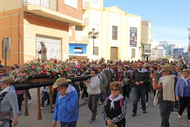 Puerto Lumbreras reúne a un millar de personas en la Romería en honor a la Virgen del Carmen