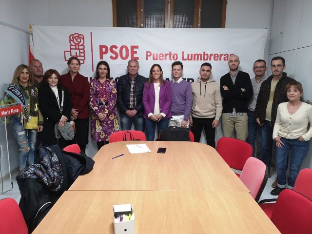 Los socialistas de Puerto Lumbreras realizan una asamblea ordinaria en la que María rosa García se postula para ser elegida candidata