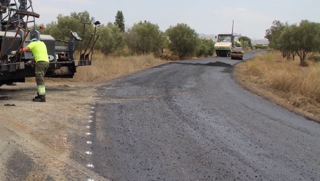 El Gobierno regional invertirá 1 millón de euros para la reparación de tres caminos rurales de Puerto Lumbreras