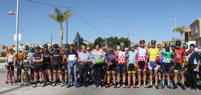 Disputada la cuarta etapa de la V Vuelta Ciclista Ruta de Cadetes a la Región de Murcia en Puerto Lumbreras