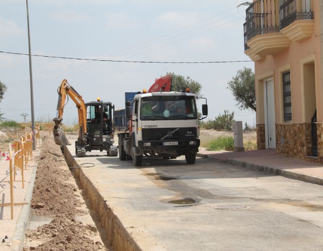 El Ayuntamiento de Puerto Lumbreras ejecuta obras de mejora en la red de abastecimiento de agua